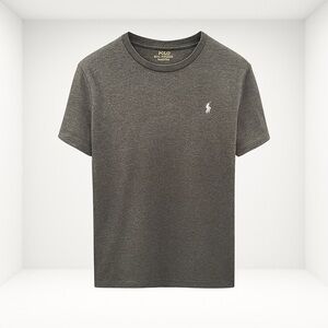 Polo Ralph Lauren Gray T-Shirt | Men’s Medium | White Pony Logo | Classic Crewne
